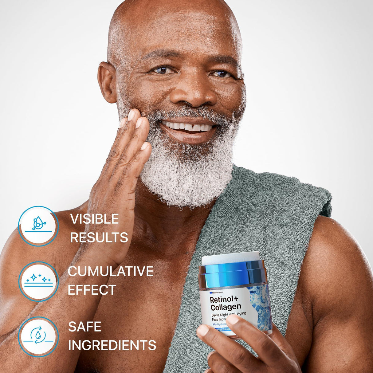 Face Moisturizer Retinol Cream Men and Women Anti Aging Face Cream