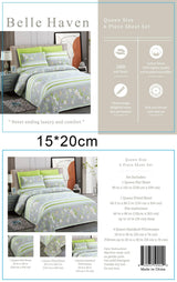 Belle Haven 6 Piece Sheet Set Bedding Sets