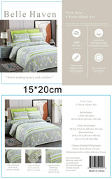 Belle Haven 6 Piece Sheet Set Bedding Sets