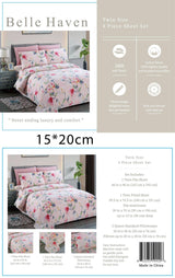 Belle Haven 6 Piece Sheet Set Bedding Sets