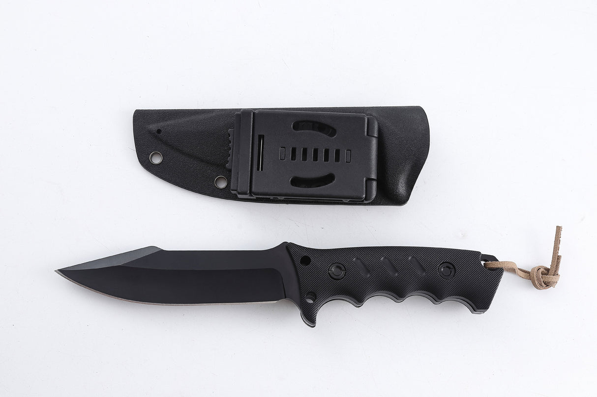 Fixed Blade EDC Tactical Knife With G10 Handle And Kydex Sheath